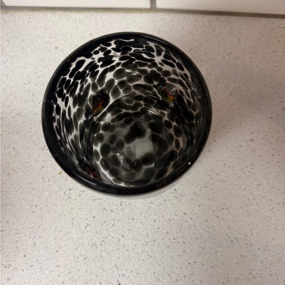 NEW - Blown Glass Halloween Candy Corn Glass - Picture 4 of 4